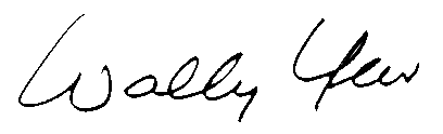 Signature of Rev. Yew.